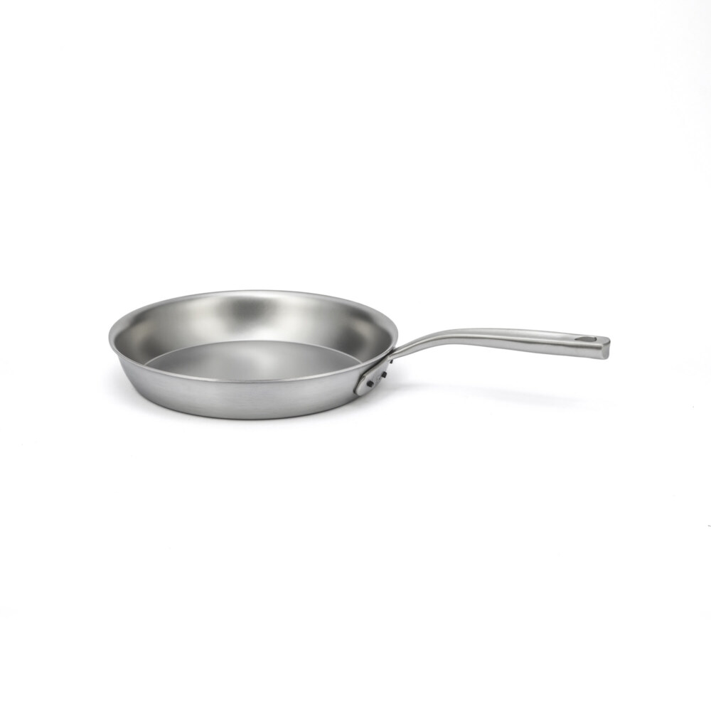 Bratpfanne Edelstahl Induktion 24 cm